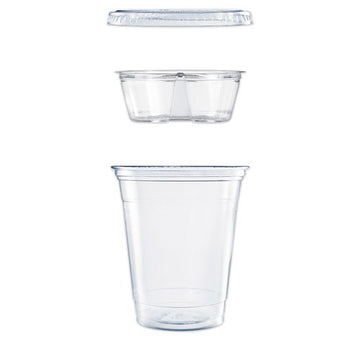 Dart® Clear Pet Cups With Single Compartment Insert, 12 Oz, Clear, 500-carton freeshipping - TVN Wholesale